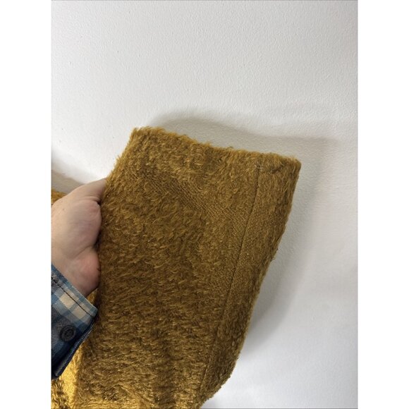 Vintage 1960s Mayfair Garment Montreal Bouclé Wool Coat Brown XL Mid Century - Picture 2 of 10